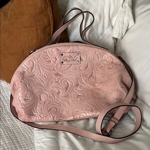 Embossed Pink Patricia Nash Leather Bag